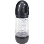 PUMPED SonicPull - Gunmetal - Gunmetal Grey/Clear USB Rechargeable Sucking And Vibrating Auto Masturbator - Image 4