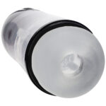 PUMPED SonicPull - Gunmetal - Gunmetal Grey/Clear USB Rechargeable Sucking And Vibrating Auto Masturbator - Image 5