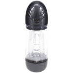 PUMPED SonicPull - Gunmetal - Gunmetal Grey/Clear USB Rechargeable Sucking And Vibrating Auto Masturbator - Image 7