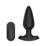 Passion Play Fuck ME Vibrating Anal Plug - Black 13.5 cm USB Rechargeable Vibrating Anal Plug with Laser Fuck Me Light - Image 3