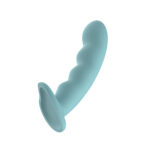 Passion Play Liquid Silicone Wavy Dildo - Blue - Blue 20.9 cm Dildo - Image 2