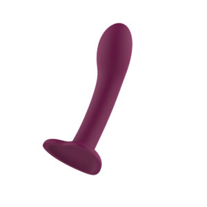 Passion Play Liquid Silicone Dildo - Purple - Purple 18 cm Dildo