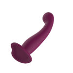Passion Play Liquid Silicone Dildo - Purple - Purple 18 cm Dildo - Image 2