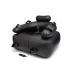 Whipsmart Inflatable Bondage Chair - Black Inflatable Chair with 6'' Vibrating Dong - Image 3