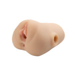 PDX Plus Double Pounder Vibrating Squeeze Stroker - Flesh - Flesh USB Rechargeable Vibrating Vagina Stroker - Image 6