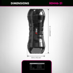PDX Wet Pussies Super Flip-A-Pussy Over - Light - Flesh Dual Ended Stroker (Vagina & Ass) - Image 7