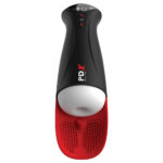 PDX Elite Fap-O-Matic Pro XL - White/Red - White USB Rechargeable Auto Stroker - Image 2
