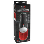 PDX Elite Fap-O-Matic Pro XL - White/Red - White USB Rechargeable Auto Stroker - Image 7