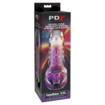 PDX Elite ViewTube XXL LED Stroker - Clear Stroker with LED Lights - Image 7