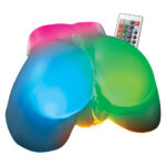 PDX Elite Go-Go Booty LED Mega Masturbator - Clear with LED Doggy-Style Masturbator - Image 2