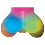PDX Elite Go-Go Booty LED Mega Masturbator - Clear with LED Doggy-Style Masturbator - Image 4