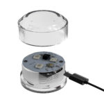 PDX Elite Go-Go Booty LED Mega Masturbator - Clear with LED Doggy-Style Masturbator - Image 8