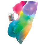 PDX Elite Go-Go Bator LED Mega Masturbator - Clear with LED Mini Torso Masturbator - Image 2