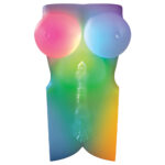 PDX Elite Go-Go Bator LED Mega Masturbator - Clear with LED Mini Torso Masturbator - Image 4