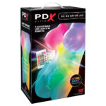 PDX Elite Go-Go Bator LED Mega Masturbator - Clear with LED Mini Torso Masturbator - Image 9