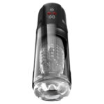 PDX Elite Mega-Bator Pro - Clear USB Rechargeable Vibrating & Spinning Auto Stroker - Image 5