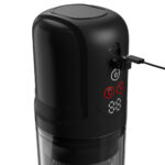 PDX Elite Mega-Bator Pro - Clear USB Rechargeable Vibrating & Spinning Auto Stroker - Image 8