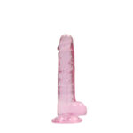 REALROCK 7'' Realistic Dildo With Balls - Pink 17.8 cm Dong - Image 2