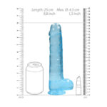 REALROCK Realistic Dildo With Balls 9IN - - Image 6