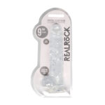 RealRock 9'' Realistic Dildo With Balls - Clear 22.9 cm Dong - Image 3