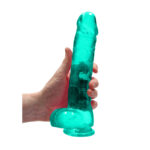 REALROCK Realistic Dildo With Balls 9IN - - Image 2