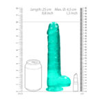 REALROCK Realistic Dildo With Balls 9IN - - Image 6