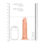 REALROCK 7'' Realistic Dildo - Flesh 17.8 cm Dong - Image 9