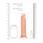 REALROCK 8'' Realistic Dildo - Flesh 20.3 cm Dong - Image 9