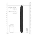 REALROCK 14'' Double Dildo - Black 36 cm Double Dong - Image 8