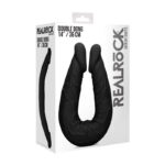 REALROCK 14'' Double Dildo - Black 36 cm Double Dong - Image 9