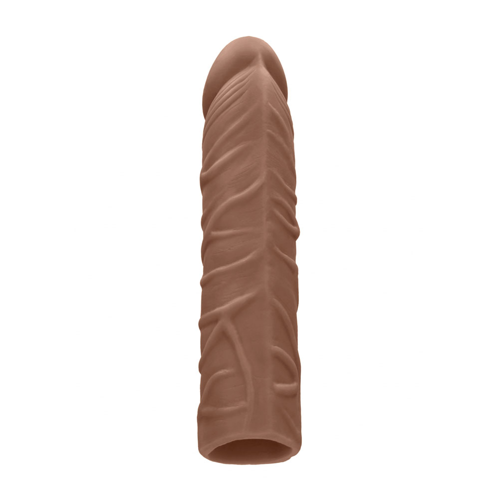 REALROCK 7'' Penis Extender - Tan - Tan 17.8 cm Penis Extension Sleeve - Image 2