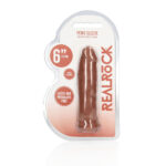 REALROCK 6'' Realistic Penis Sleeve - Tan - Tan 15.2 cm Penis Extension Sleeve - Image 3