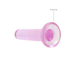 REALROCK Non Realistic Dildo With Suction Cup - 13.5 cm - Pink 13.5 cm Dong - Image 4
