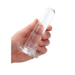 REALROCK Non Realistic Dildo With Suction Cup - 13.5 cm - Clear 13.5 cm Dong - Image 2