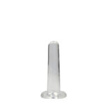 REALROCK Non Realistic Dildo With Suction Cup - 13.5 cm - Clear 13.5 cm Dong - Image 3