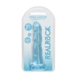 REALROCK Dildo With Suction - 17 cm - Blue - Blue 17 cm Dildo - Image 6