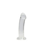 REALROCK Non Realistic Dildo With Suction Cup - 17 cm - Clear 17 cm Dong - Image 3