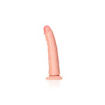 REALROCK Realistic Slim Dildo with Suction Cup - 18cm - Flesh 18 cm (7'') Dong - Image 3