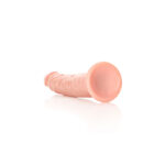 REALROCK Realistic Slim Dildo with Suction Cup - 18cm - Flesh 18 cm (7'') Dong - Image 6