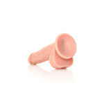 REALROCK Straight Realistic Dildo with Balls - 20.5 cm - Flesh 20.5 cm (8'') Dong - Image 6