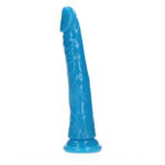 REALROCK 29 cm Slim Glow in the Dark Neon - Blue - Glow in Dark Blue 29 cm (11'') Dong - Image 4