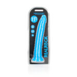 REALROCK 29 cm Slim Glow in the Dark Neon - Blue - Glow in Dark Blue 29 cm (11'') Dong - Image 9