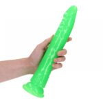 REALROCK 29 cm Slim Glow in the Dark Neon - Green - Glow in Dark Green 29 cm (11'') Dong - Image 2