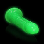 REALROCK 29 cm Slim Glow in the Dark Neon - Green - Glow in Dark Green 29 cm (11'') Dong - Image 3