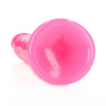 REALROCK 29 cm Slim Glow in the Dark Neon - Pink - Glow in Dark Pink 29 cm (11'') Dong - Image 7
