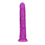 REALROCK 29 cm Slim Glow in the Dark Neon - Purple - Glow in Dark Purple 29 cm (11'') Dong - Image 6