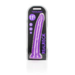 REALROCK 29 cm Slim Glow in the Dark Neon - Purple - Glow in Dark Purple 29 cm (11'') Dong - Image 9