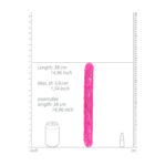 REALROCK 38 cm Double Dong Glow - Pink - Pink 38 cm (15'') Double Dong - Image 6