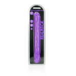 REALROCK 38 cm Double Dong Glow - Purple - Purple 38 cm (15'') Double Dong - Image 7