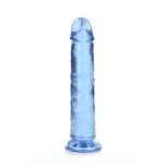 REALROCK 18 cm Straight Dildo - Blue - Blue 18 cm (7'') Dong - Image 5